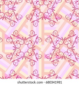 Endless abstract pattern. Background texture.  Vector illustration.