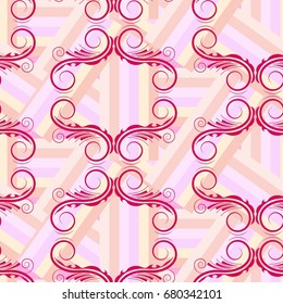 Endless abstract pattern. Background texture.  Vector illustration.