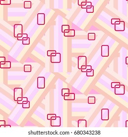 Endless abstract pattern. Background texture.  Vector illustration.