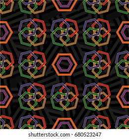 Endless abstract pattern. Background texture.  Vector illustration.