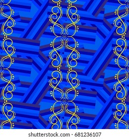 Endless abstract pattern. Background texture.  Vector illustration.