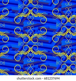 Endless abstract pattern. Background texture.  Vector illustration.