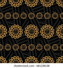 Endless abstract pattern. Background texture.  Vector illustration.