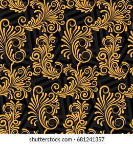 Endless abstract pattern. Background texture.  Vector illustration.