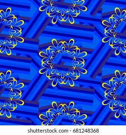 Endless abstract pattern. Background texture.  Vector illustration.