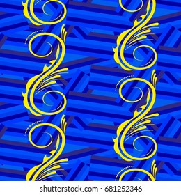 Endless abstract pattern. Background texture.  Vector illustration.