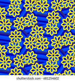 Endless abstract pattern. Background texture.  Vector illustration.