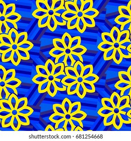 Endless abstract pattern. Background texture.  Vector illustration.
