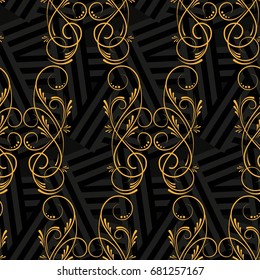 Endless abstract pattern. Background texture.  Vector illustration.