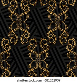 Endless abstract pattern. Background texture.  Vector illustration.