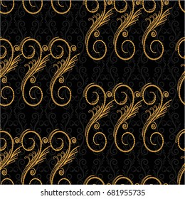Endless abstract pattern. Background texture.  Vector illustration.