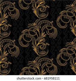 Endless abstract pattern. Background texture.  Vector illustration.