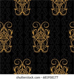 Endless abstract pattern. Background texture.  Vector illustration.