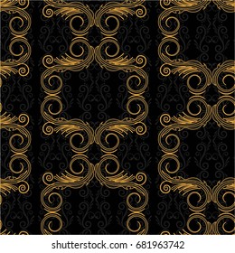 Endless abstract pattern. Background texture.  Vector illustration.