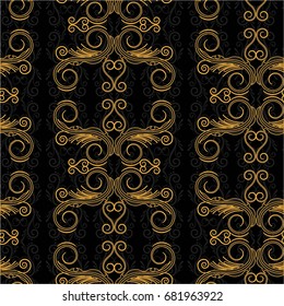 Endless abstract pattern. Background texture.  Vector illustration.