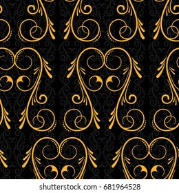 Endless abstract pattern. Background texture.  Vector illustration.