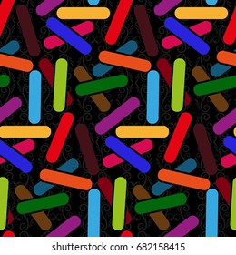 Endless abstract pattern. Background texture.  Vector illustration.