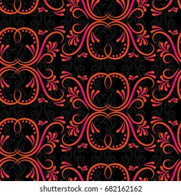 Endless abstract pattern. Background texture.  Vector illustration.