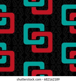 Endless abstract pattern. Background texture.  Vector illustration.