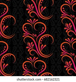 Endless abstract pattern. Background texture.  Vector illustration.
