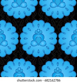 Endless abstract pattern. Background texture.  Vector illustration.