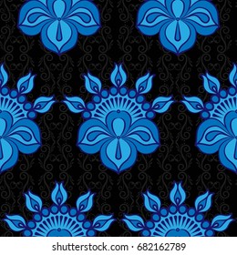 Endless abstract pattern. Background texture.  Vector illustration.