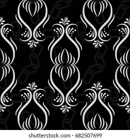 Endless abstract pattern. Background texture.  Vector illustration.