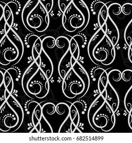 Endless abstract pattern. Background texture.  Vector illustration.