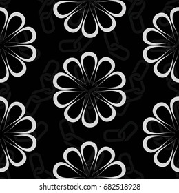 Endless abstract pattern. Background texture.  Vector illustration.
