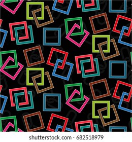 Endless abstract pattern. Background texture.  Vector illustration.