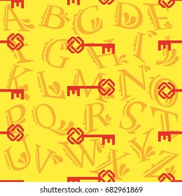 Endless abstract pattern. Background texture.  Vector illustration.
