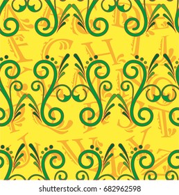 Endless abstract pattern. Background texture.  Vector illustration.