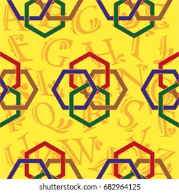 Endless abstract pattern. Background texture.  Vector illustration.