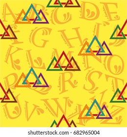 Endless abstract pattern. Background texture.  Vector illustration.
