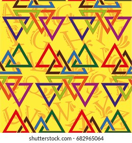 Endless abstract pattern. Background texture.  Vector illustration.