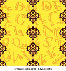 Endless abstract pattern. Background texture.  Vector illustration.