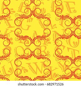 Endless abstract pattern. Background texture.  Vector illustration.