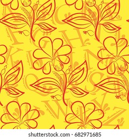 Endless abstract pattern. Background texture.  Vector illustration.