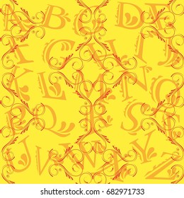 Endless abstract pattern. Background texture.  Vector illustration.