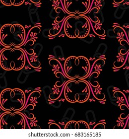 Endless abstract pattern. Background texture.  Vector illustration.