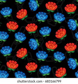 Endless abstract pattern. Background texture.  Vector illustration.