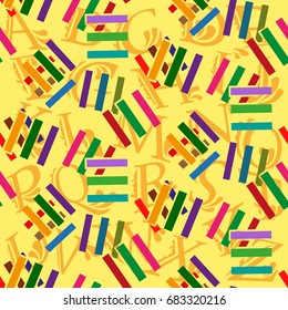 Endless abstract pattern. Background texture.  Vector illustration.