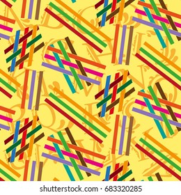 Endless abstract pattern. Background texture.  Vector illustration.