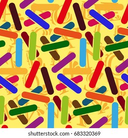 Endless abstract pattern. Background texture.  Vector illustration.