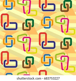 Endless abstract pattern. Background texture.  Vector illustration.