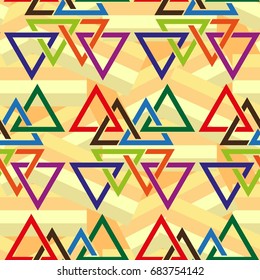 Endless abstract pattern. Background texture.  Vector illustration.