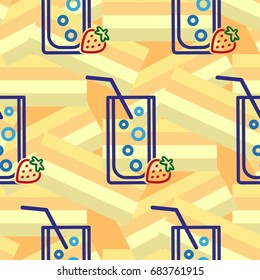 Endless abstract pattern. Background texture.  Vector illustration.