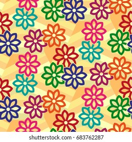 Endless abstract pattern. Background texture.  Vector illustration.