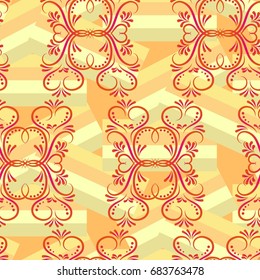 Endless abstract pattern. Background texture.  Vector illustration.