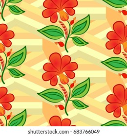 Endless abstract pattern. Background texture.  Vector illustration.
